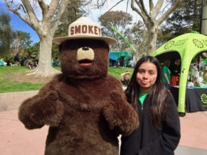 Smokey Bear at Arbor Day Festival