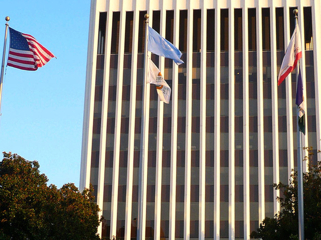 City Hall building in Palo Alto