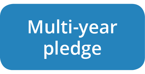 Multi-year pledge