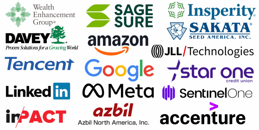 A collage of the logos of Canopy's 2025 corporate sponsors and partners.
