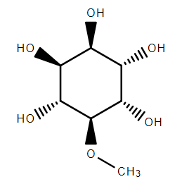 Chemical structure of D-pinitol.